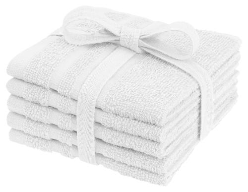 Handduk 30 x 30 cm 12st vit