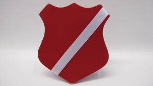 Shield red