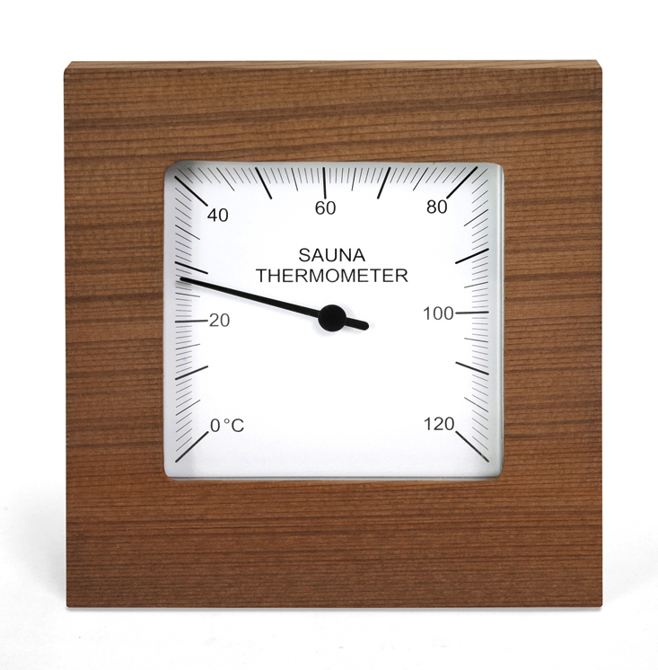 Sauna thermometer round