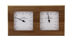 Sauna thermometer/hygrometer