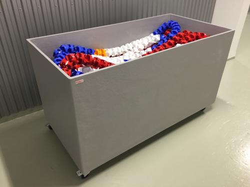 Linförvaring i glasfiber