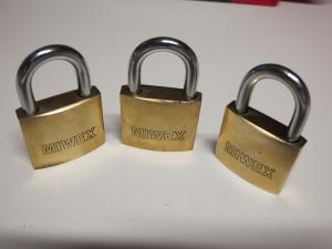 Hänglås Mässing 1800-serie,120st