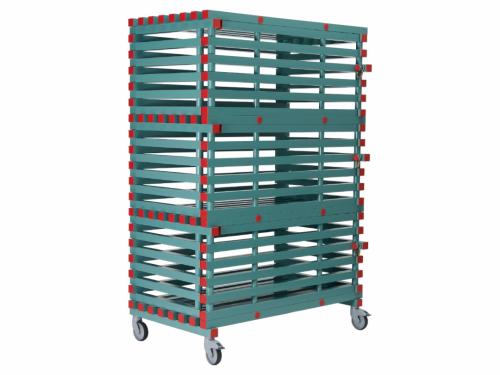 Hylla XL med tre låsbara dörrar