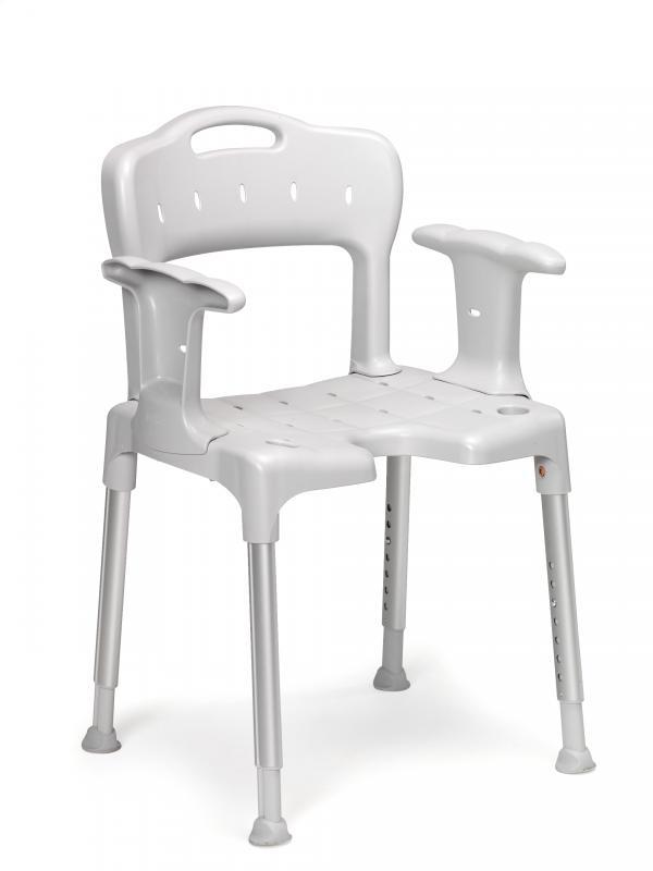 Shower stool, back and arm rest 8170 1430