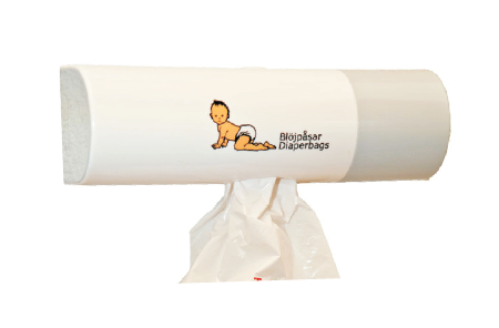 Behållare för blöjpåsar