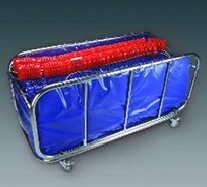 Line trolley with PVC-fabric