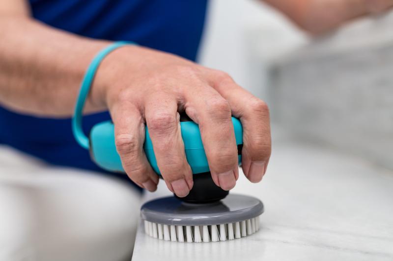 Scrubber Bottenplatta med Borste 100mm