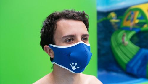 Munskydd för vatten L, Blå