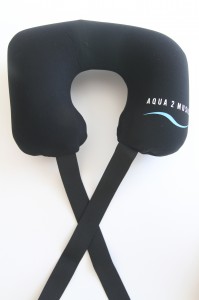 Swim collar in Neopren Aqua with long strap