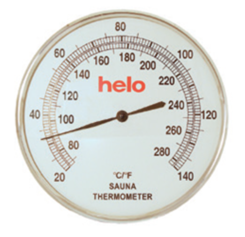 Bastu Termometer Rund