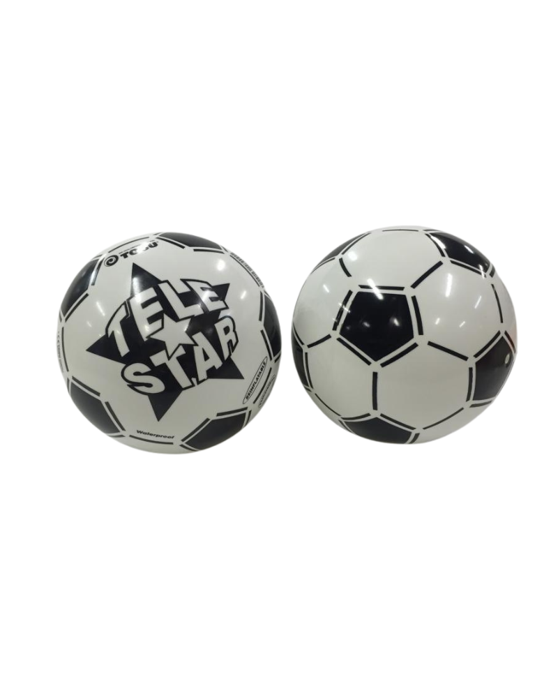 Boll i plast med fotbollsmotiv