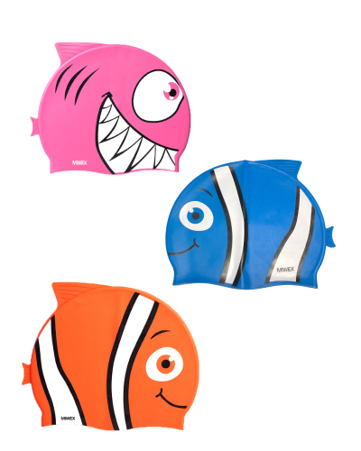 Badmössa silcone haj/fisk