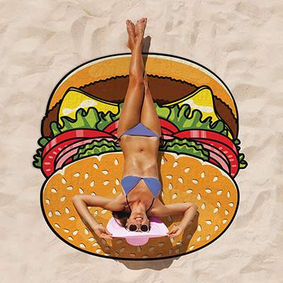 Beach towel - Hamburger