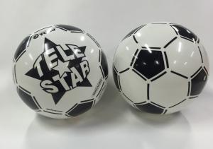 Plastic ball with football theme
