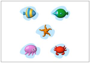 Takskulpturer 5st/set