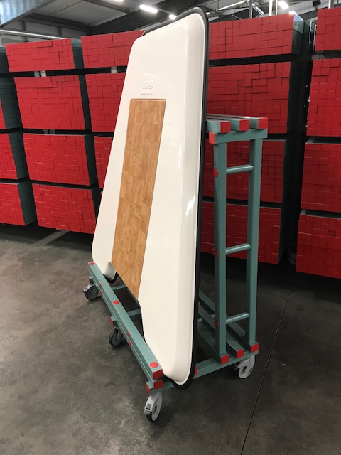 Vagn till isflak exkl plastbackar - Classic/Red