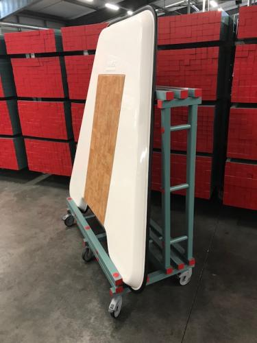 Vagn till isflak exkl plastbackar - Classic/Red