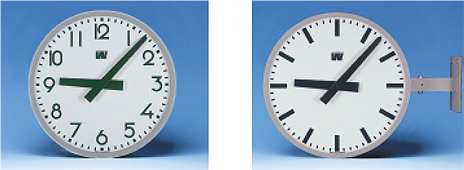 Klocka med siffror, minutsträck Ø 600 mm