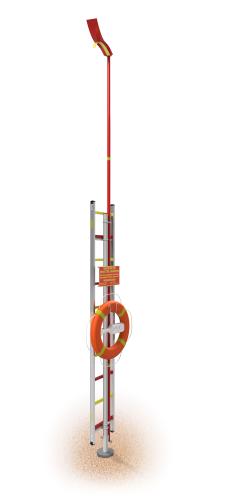 Livräddningspost Strand, exkl fundament