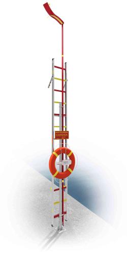 Livräddningspost Kaj, inkl kajfäste