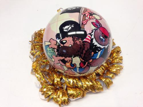 Boll, pirat motiv 23 cm