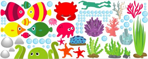 Printande motiv för vägg/golv