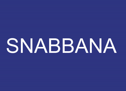 Skylt Text. Snabbana