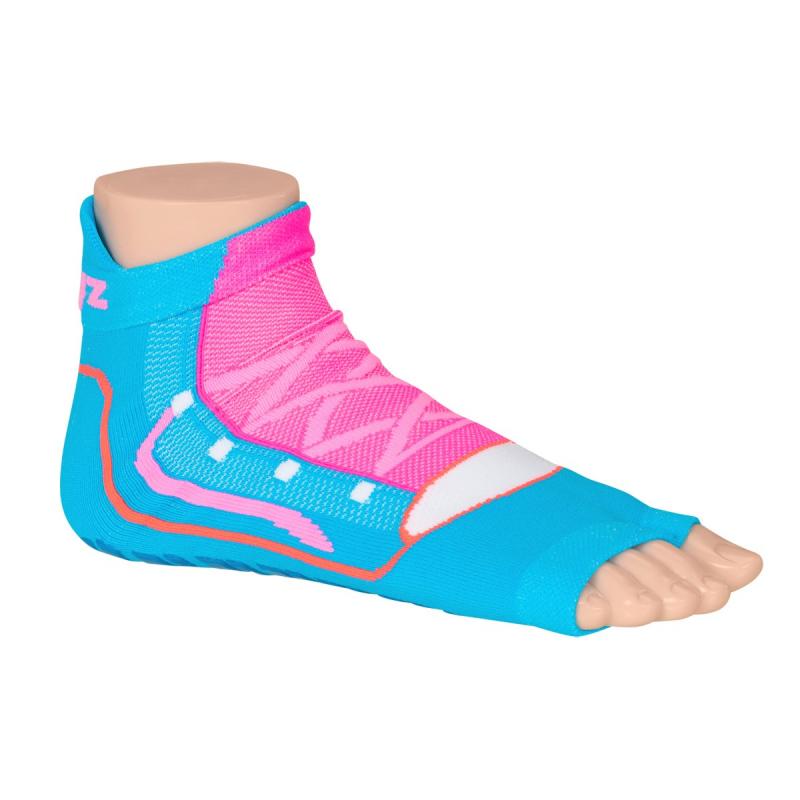Non-Slippery Socks Turqouise/Pink