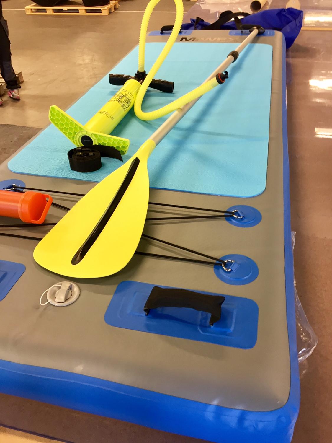 Yoga Flotte Aqua Raft träning yoga paddling på vattnet