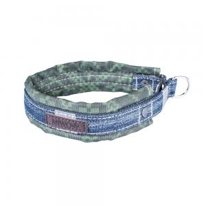Miwo® Nomi Hundhalsband Olive Print