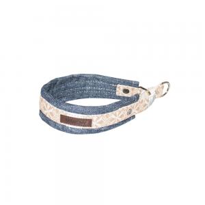 Miwo® Nomi Hundhalsband Denim/Sand