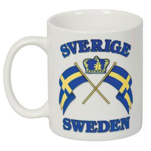 Mugg Sverige flaggor