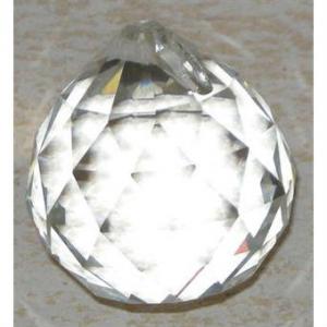 Glas Kristall Kula 3cm
