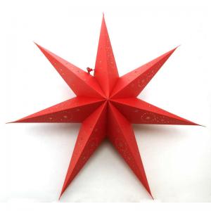 Adventsstjärna vit eller röd papper 74cm