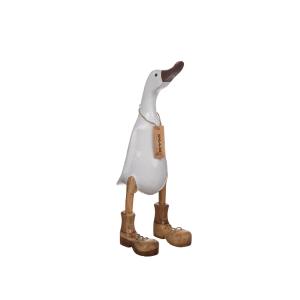 Anka kalle i trä stående H35cm
