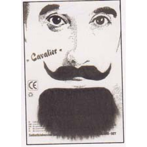 Cavalier Mustasch och skägg