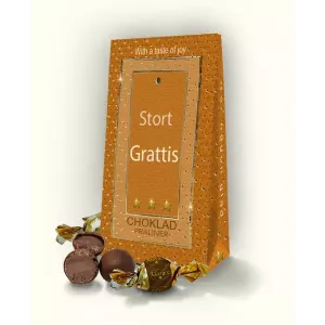 Chokladpraliner Stort Grattis 