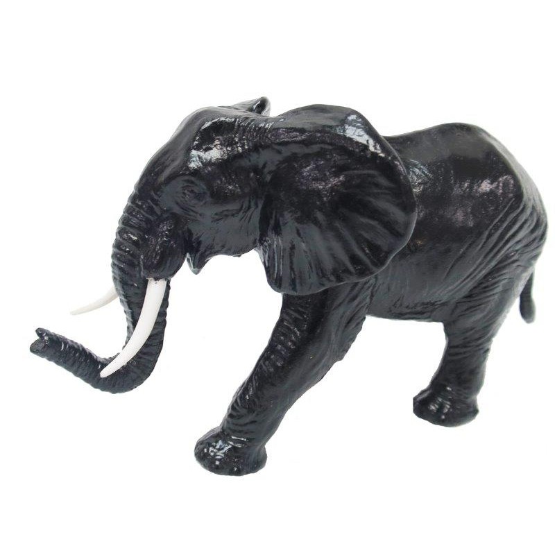 Elefant svart 16cm