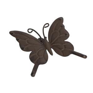 Fjäril L10cm rost täckande dekor med magnet 
