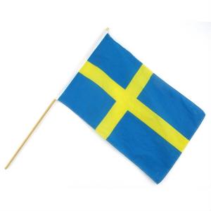 Flagga Sverige på pinne