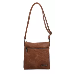 Giulia Pieralli Classic Topzipper Shoulderbag cognac