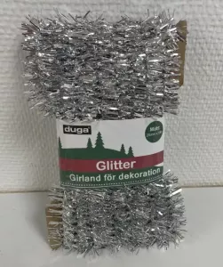 Glitter Silver 25mm x 5meter