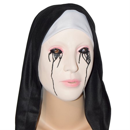 Gråtande nunna latexmask