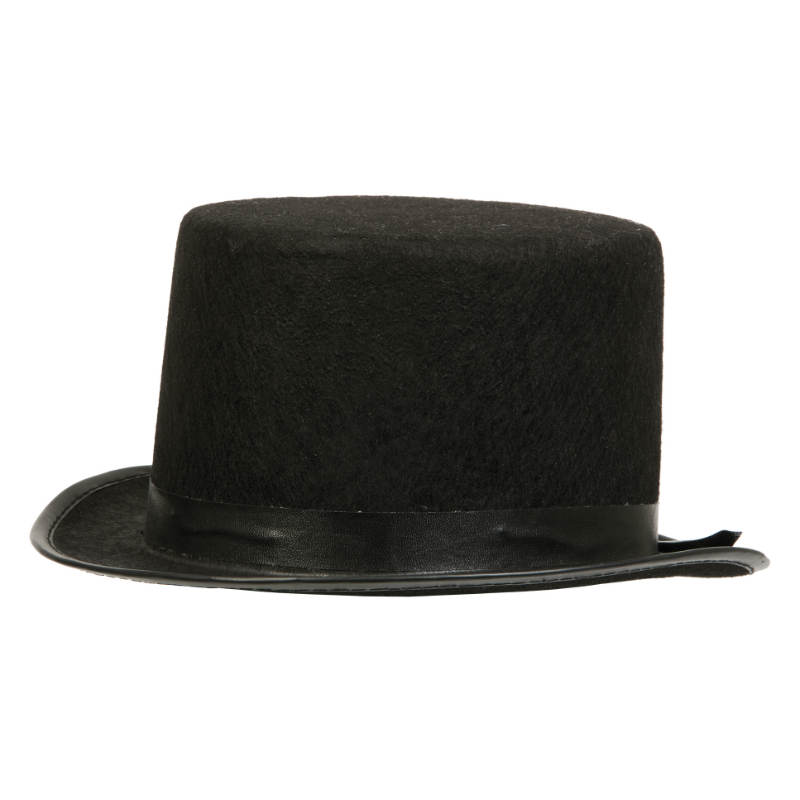 Hög hatt svart för barn