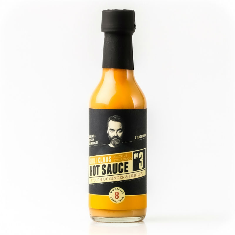 Chili klaus Hot sauce No 3 Ginger & Lime 147ml Pris 239