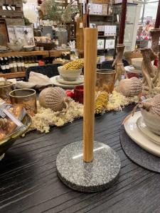 Hushållspappershållare H29cm granit