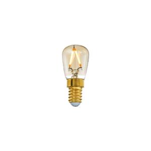 Lampa E14 LED päron amber 3w stepdim