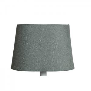 Lampskärm Grovlinne Faded Green oval 23x16