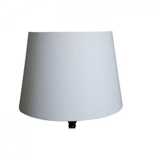 Lampskärm Grovlinne offwhite rund 27x35x25