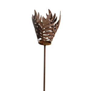 Ljushållare rost löv H112cm